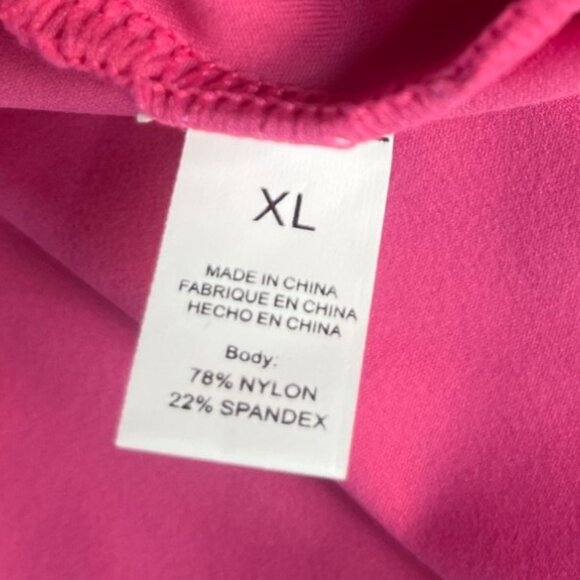 Qinsen Sleeveless Tennis Golf Dress Womens XL Pink New Undershorts - Picture 9 of 11